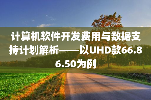 计算机软件开发费用与数据支持计划解析——以UHD款66.86.50为例