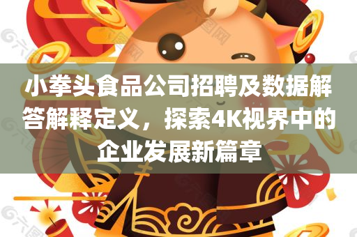 小拳头食品公司招聘及数据解答解释定义，探索4K视界中的企业发展新篇章