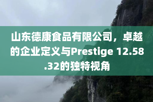 山东德康食品有限公司，卓越的企业定义与Prestige 12.58.32的独特视角