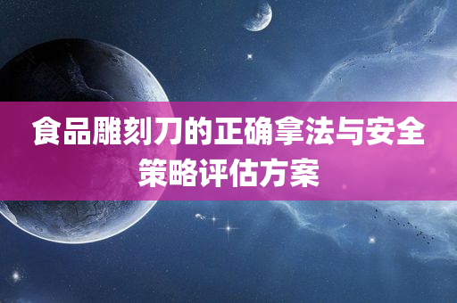 食品雕刻刀的正确拿法与安全策略评估方案