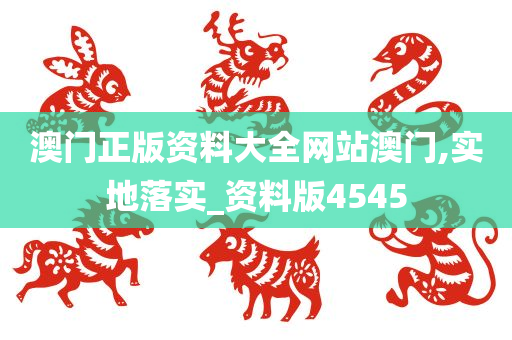 澳门正版资料大全网站澳门,实地落实_资料版4545