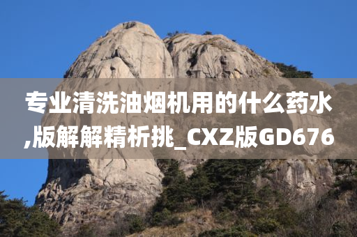 专业清洗油烟机用的什么药水,版解解精析挑_CXZ版GD676