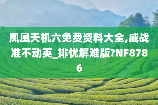 凤凰天机六免费资料大全,威战准不动英_排忧解难版?NF8786