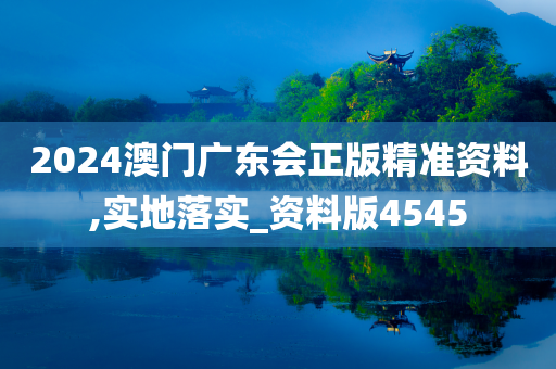 2024澳门广东会正版精准资料,实地落实_资料版4545