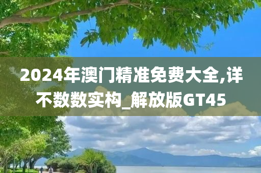 2024年澳门精准免费大全,详不数数实构_解放版GT45