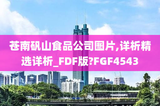 苍南矾山食品公司图片,详析精选详析_FDF版?FGF4543