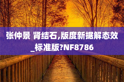 张仲景 肾结石,版度新据解态效_标准版?NF8786