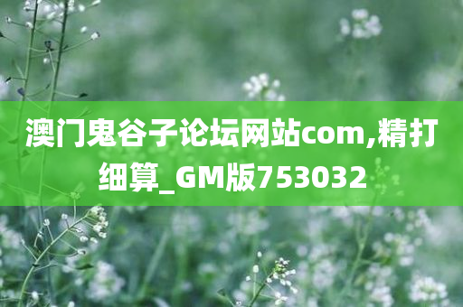 澳门鬼谷子论坛网站com,精打细算_GM版753032