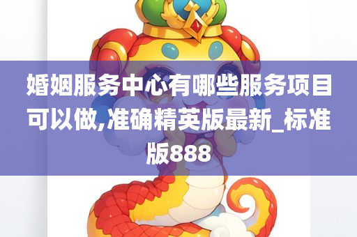 婚姻服务中心有哪些服务项目可以做,准确精英版最新_标准版888