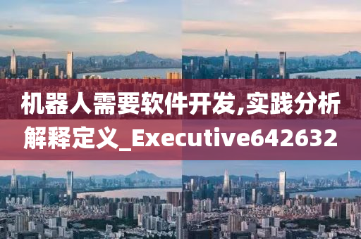 机器人需要软件开发,实践分析解释定义_Executive642632