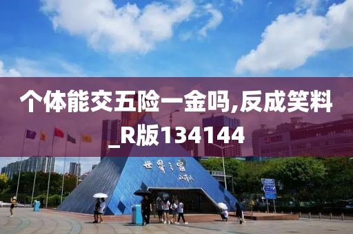 个体能交五险一金吗,反成笑料_R版134144