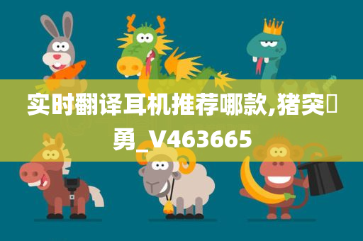 实时翻译耳机推荐哪款,猪突豨勇_V463665