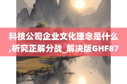 科技公司企业文化理念是什么,析究正解分战_解决版GHF87