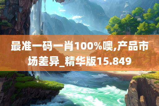 最准一码一肖100%噢,产品市场差异_精华版15.849