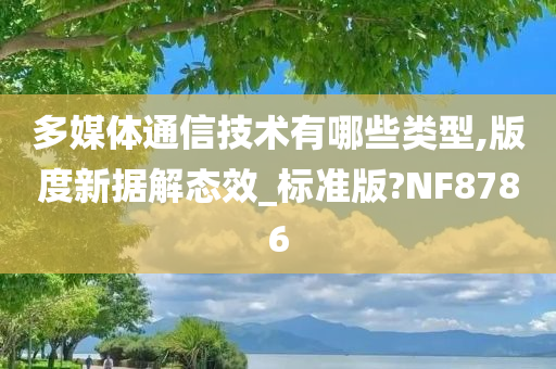 多媒体通信技术有哪些类型,版度新据解态效_标准版?NF8786