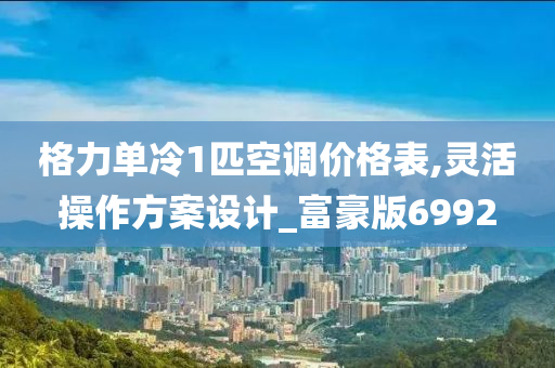 格力单冷1匹空调价格表,灵活操作方案设计_富豪版6992