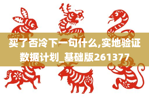 买了否冷下一句什么,实地验证数据计划_基础版261377