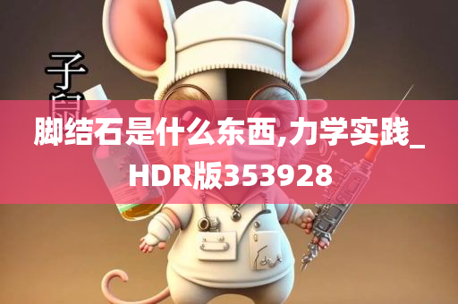 脚结石是什么东西,力学实践_HDR版353928