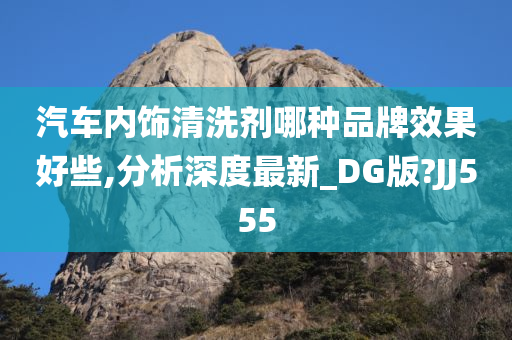 汽车内饰清洗剂哪种品牌效果好些,分析深度最新_DG版?JJ555