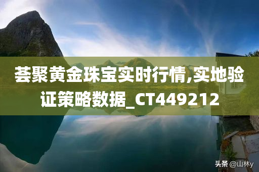 荟聚黄金珠宝实时行情,实地验证策略数据_CT449212