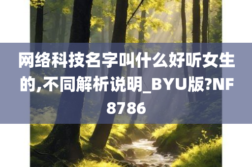 网络科技名字叫什么好听女生的,不同解析说明_BYU版?NF8786