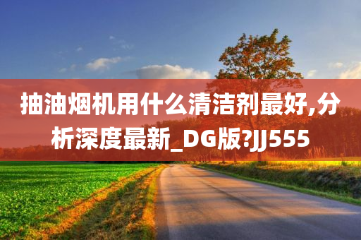 抽油烟机用什么清洁剂最好,分析深度最新_DG版?JJ555