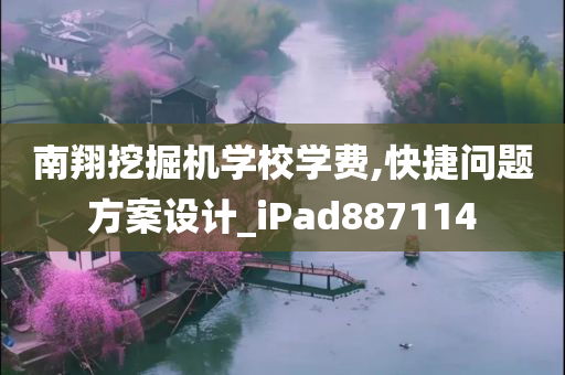 南翔挖掘机学校学费,快捷问题方案设计_iPad887114