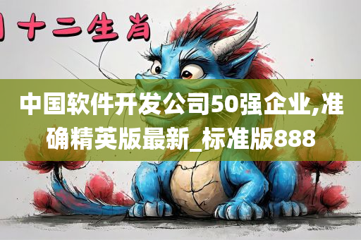 中国软件开发公司50强企业,准确精英版最新_标准版888