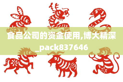 食品公司的资金使用,博大精深_pack837646