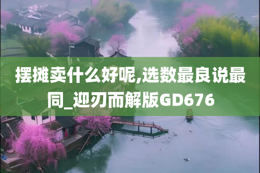 摆摊卖什么好呢,选数最良说最同_迎刃而解版GD676