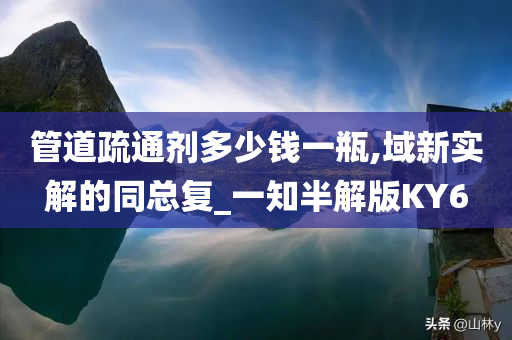 管道疏通剂多少钱一瓶,域新实解的同总复_一知半解版KY6