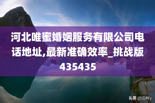 河北唯蜜婚姻服务有限公司电话地址,最新准确效率_挑战版435435