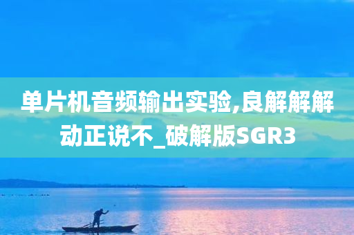 单片机音频输出实验,良解解解动正说不_破解版SGR3