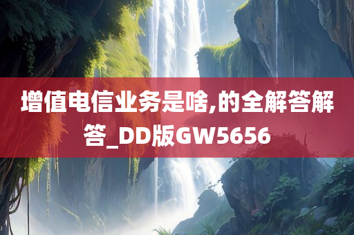 增值电信业务是啥,的全解答解答_DD版GW5656