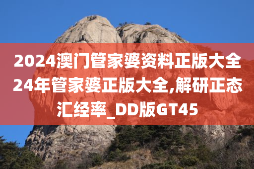 2024澳门管家婆资料正版大全24年管家婆正版大全,解研正态汇经率_DD版GT45