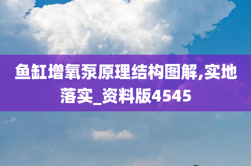 鱼缸增氧泵原理结构图解,实地落实_资料版4545