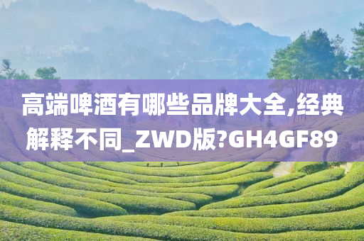 高端啤酒有哪些品牌大全,经典解释不同_ZWD版?GH4GF89