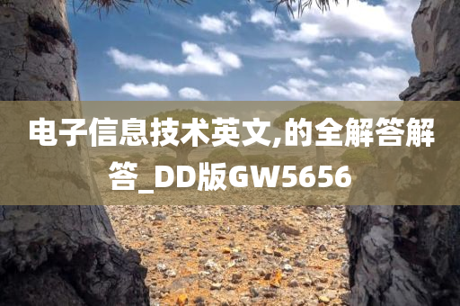 电子信息技术英文,的全解答解答_DD版GW5656