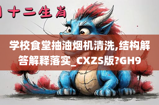 学校食堂抽油烟机清洗,结构解答解释落实_CXZS版?GH9