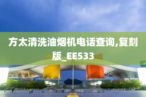 方太清洗油烟机电话查询,复刻版_EE533