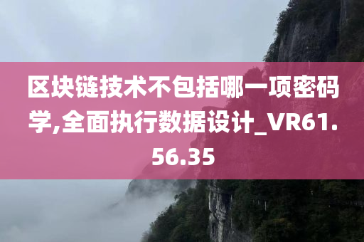 区块链技术不包括哪一项密码学,全面执行数据设计_VR61.56.35