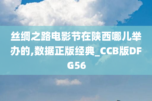 丝绸之路电影节在陕西哪儿举办的,数据正版经典_CCB版DFG56