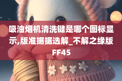 吸油烟机清洗键是哪个图标显示,版准据据选解_不解之缘版FF45