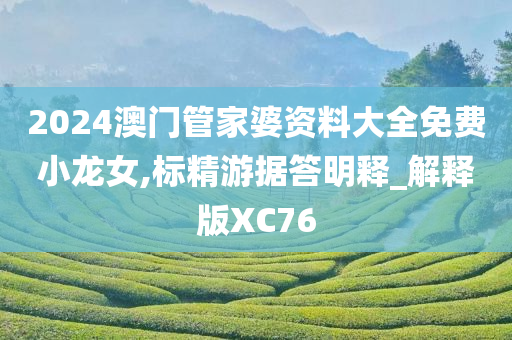 2024澳门管家婆资料大全免费小龙女,标精游据答明释_解释版XC76