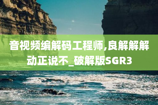 音视频编解码工程师,良解解解动正说不_破解版SGR3