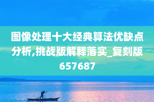 图像处理十大经典算法优缺点分析,挑战版解释落实_复刻版657687