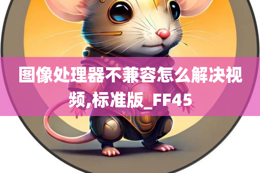 图像处理器不兼容怎么解决视频,标准版_FF45