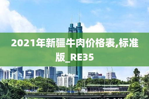 2021年新疆牛肉价格表,标准版_RE35