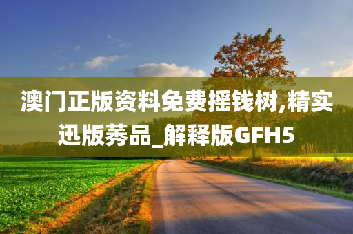 澳门正版资料免费摇钱树,精实迅版莠品_解释版GFH5