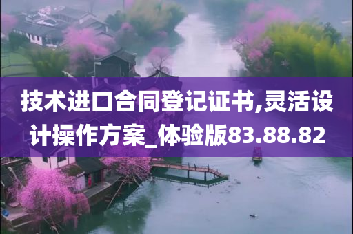 技术进口合同登记证书,灵活设计操作方案_体验版83.88.82